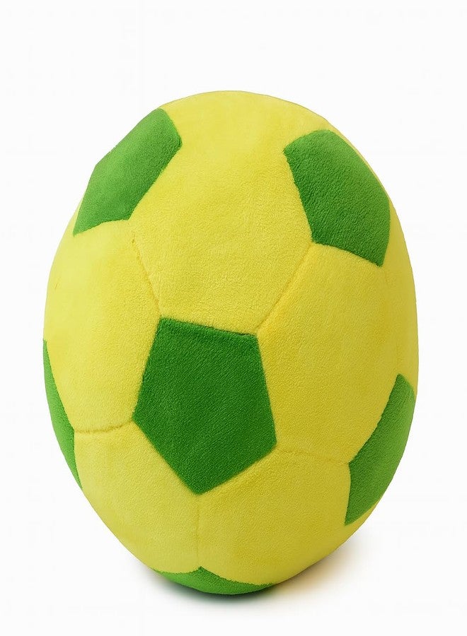 DTR Creation Yellow & Green Soft Ball for Babies | Plush Fabric Baby Toy | Lightweight & Safe Indoor Play Toy | Soft Ball for Kids & Toddlers | Ideal for Gifting & Playtime - Image 4